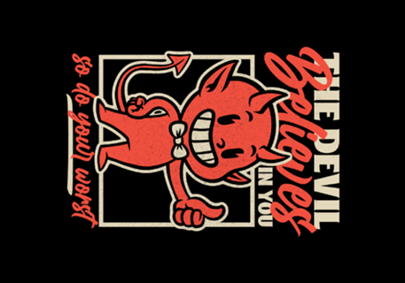 Devil Cute Believes in You - Motivation Satanic
