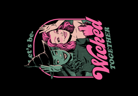 Green Pink Witches - Pink Frame - Musical Movie