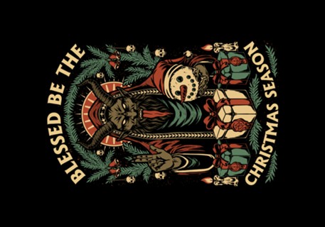 Krampus Sacred Christmas - Spooky Creepy Gift