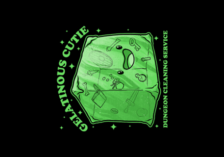 Gelatinous Cute Dungeon Monster - RPG Boardgame