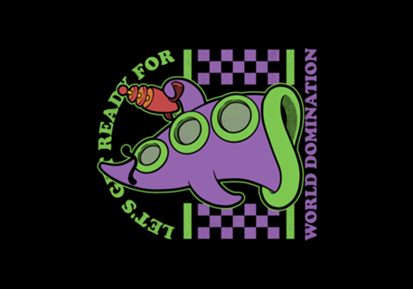 Game Mascot Evil Tentacle