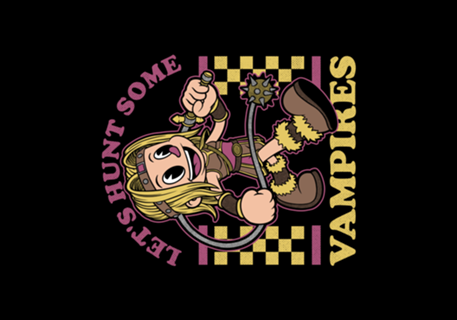 Game Mascot Vampire Hunter