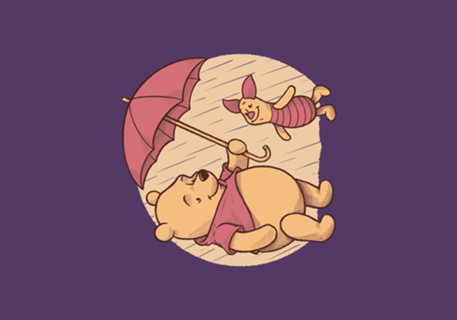 Rainy Day Bear Friends