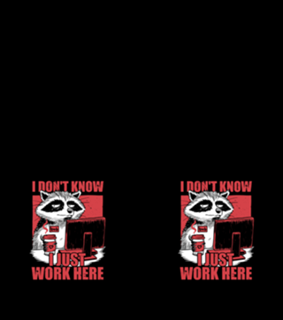 Raccoon Tired Work