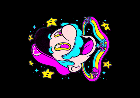 Psychedelic Mushroom Race