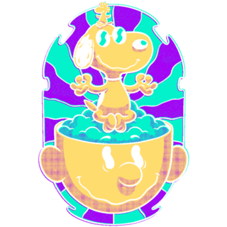 Psychedelic Beagle Kid