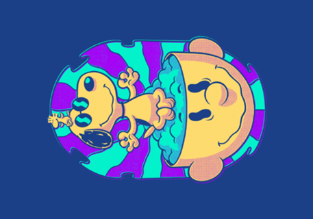 Psychedelic Beagle Kid