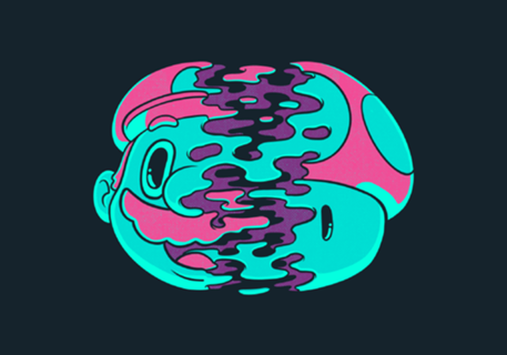Mushroom Guy Melting