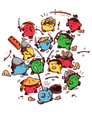 Doodle samurai
