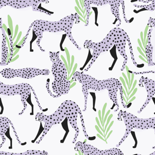 Purple Cheetah Pattern