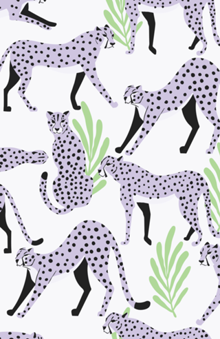 Purple Cheetah Pattern