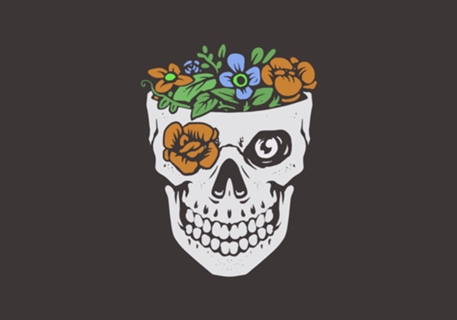 Floral Skull