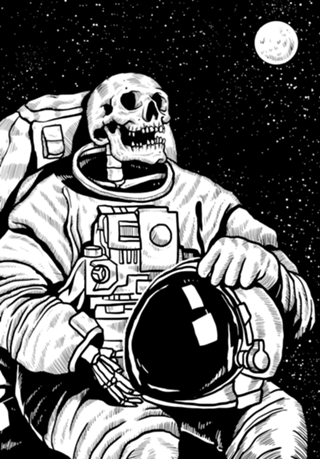 Astronaut Skeleton