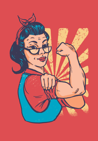Successful Strong Woman