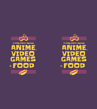 Anime, Video Games and Food