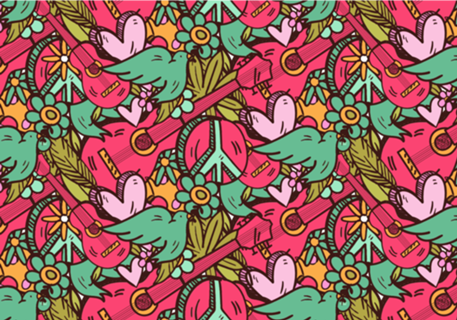 Hippie Pink Pattern