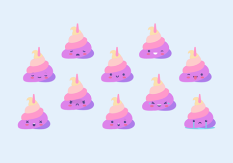 Unicorn Poop Emoji