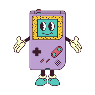 Cartoon Game Boy