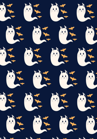 Ghost Cat and Bats