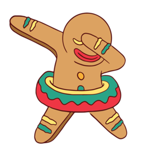 Dabbing Gingerbread