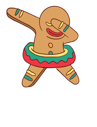 Dabbing Gingerbread