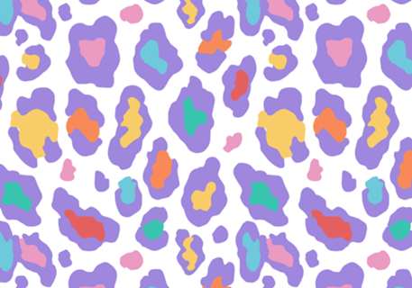 Colorful Leopard Pattern