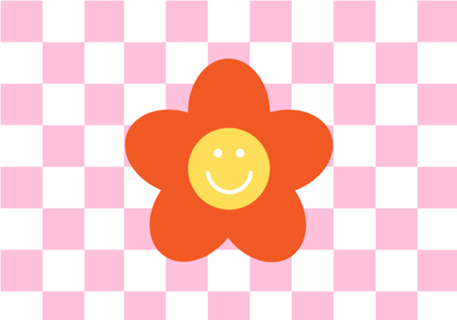 Smiley flower