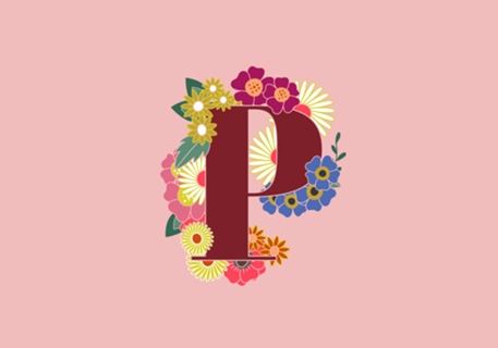 Monograma Floral P