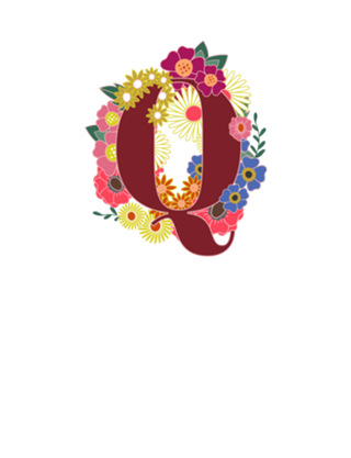 Monograma Floral Q