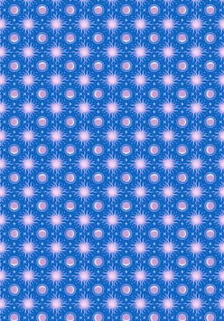 Celestial em Azul e Lilás