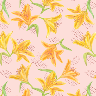 Floral Lírio Amarelo