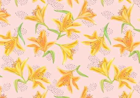 Floral Lírio Amarelo