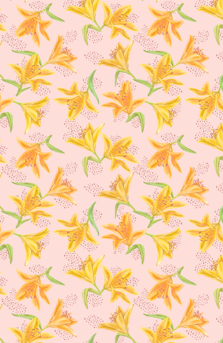 Floral Lírio Amarelo