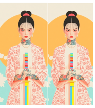 Katana Colorida