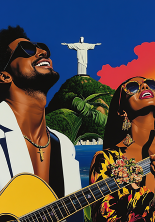 Morro feito de samba de Rio de Janeiro