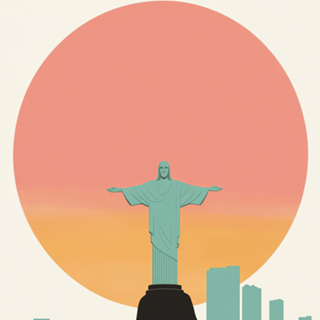 Postais de Cristo Redentor do Rio de Janeiro