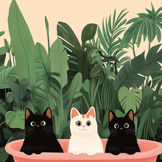 Hora do Spa dos Gatinhos