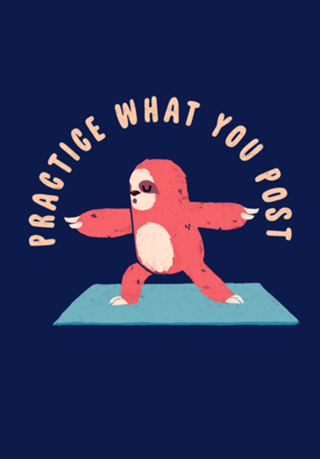 Practice what you post