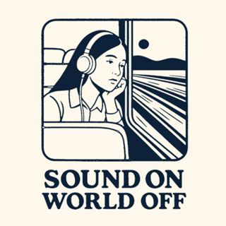 Sound On. World Off (preto e branco)