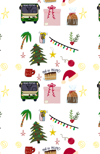 Natal Brasileiro - fundo branco