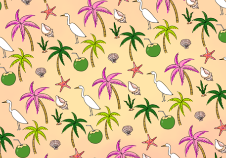 Pattern Pedacinho Tropical