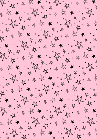 Black stars fundo rosa