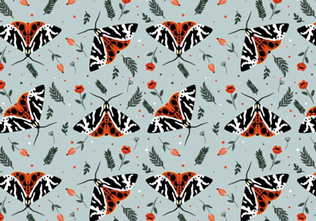Mariposa Tigre de Jersey Padronagem