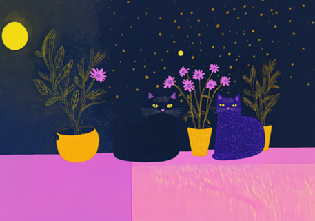 Gatos de jardim