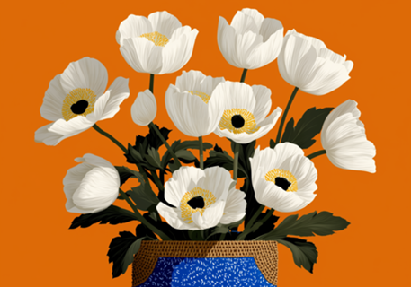Flores Brancas Modernistas