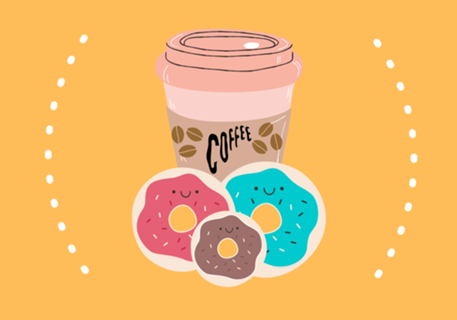 Café com Donuts