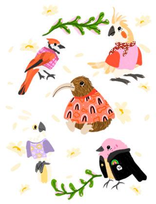 Aves de Roupinhas