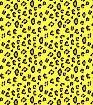 Animal print amarelo