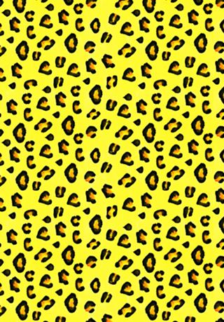 Animal print amarelo