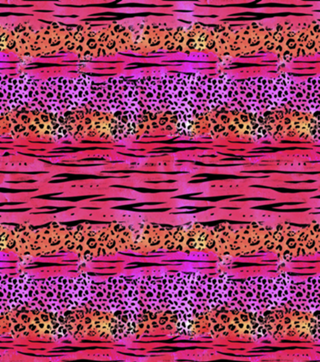 Aquarela animal print cor de rosa